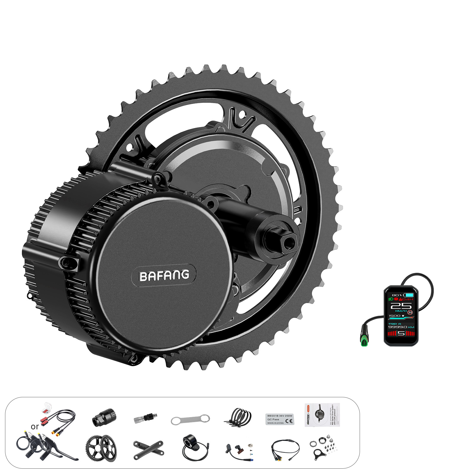 Bafang 750W 48V Mid Drive Moto - Bafang Bbs02B 48V 750W Mid Drive Kit recension och pris