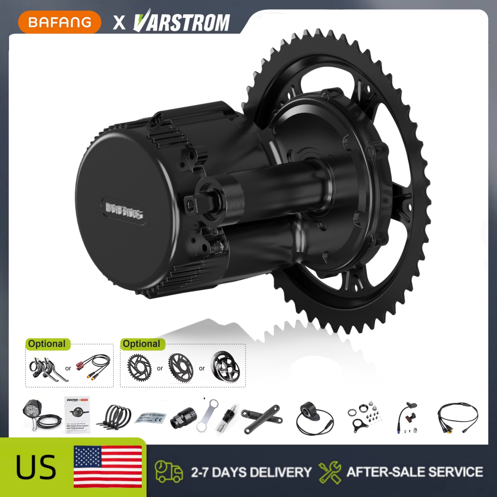 BAFANG 48V 500W 750W Mid Drive - Bafang Bbs02B 48V 750W Mid Drive Kit recension och pris