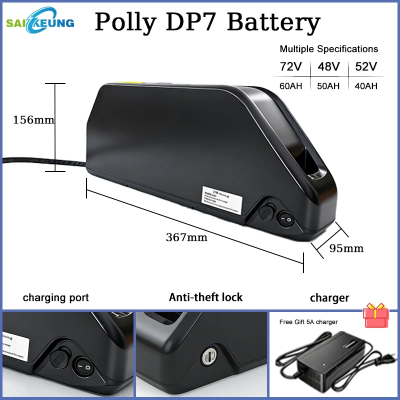 48V Hailong Electric Bicycle D - Electric Bicycle Battery 72V 30Ah recension och pris